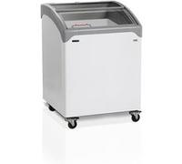 Congélateur de Crème Glacée coffre élégant avec couvercles coulissants vitrés bombés 115 L TEFCOLD