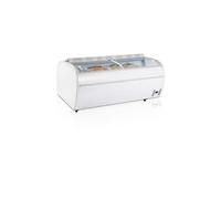 Congélateur de supermarché twin 220-f - tefcold - r290acier1697