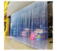 Congélateur et imperméable en PVC transparent，rideaux à lamelles en PVC transparent，Rideau de porte，Lamelles - Rideau industriel - Pour écurie à chevaux,supermarchés(120x250cm/47.24x98.43in)