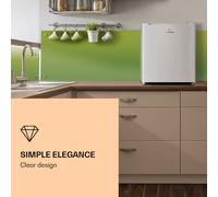 Klarstein Garfield Eco Congélateur vertical Pose libre 33 L E Blanc