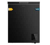 Cecotec Congélateur Coffre Noir 142L Bolero CoolMarket Chest 142 Black E. Congélateur, 83,5 cm de Hauteur et 63,5 cm de Largeur, Inverter Plus, Convertible en Réfrigérateur, classe E,Fast Freezing