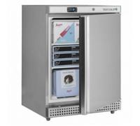 Congélateur inox réfrigéré 200 Litres, 3 niveaux, sur roulettes, 105 W, 220 V - MONO