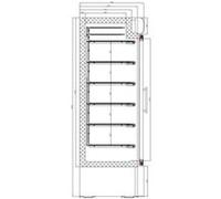 Congélateur porte vitrée 578 Litres Combisteel Blanc G