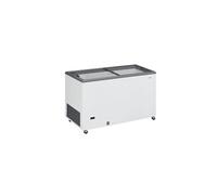 Congélateur Professionnel Couvercle Coulissant Vitré 327L Blanc