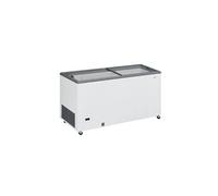 Congélateur Professionnel Couvercle Coulissant Vitré 398L Blanc