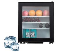 Congélateur Vertical Compact 30 L Avec Porte Vitrée Et Serrure, Mini-congélateur De Table Pour Bureau, Chambre Détudiant, Petit Appartement, Économe En Énergie, Design Peu Encombrant