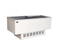 Congelateur Vitre - COMBISTEEL - 526 L - Froid statique - 90 hrs - Blanc