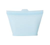 Congélation et stockage en silicone anti-fuite réutilisable avec fermeture pour aliments et salades, pour pain, salade, fruits, légumes, cuisine, voyage, pique-nique 500 ml