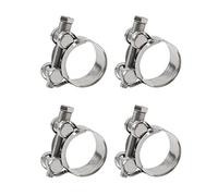 Congiano Lot de 4 colliers de serrage à boulon en T de 19 mm pour tuyau ID de tuyau de 19 mm, colliers de serrage robustes en acier inoxydable, lot de 4