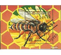 Congo (Brazzaville) Bloc 125 (complète.Edition.) Neuf avec Gomme Originale ** MNH 1994 Insectes+arachnides (Timbres pour Les collectionneurs) Invertébrés Autres (Insectes, escargots, Abeilles…)