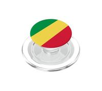 Congo-Brazzaville Drapeau Cercle PopSockets PopGrip pour MagSafe