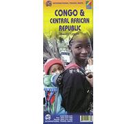 Congo & Central African Travel Map: 1:2,000,000
