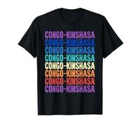 Congo-Kinshasa Coloré T-Shirt
