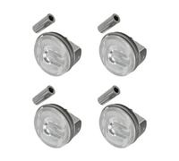 Congparts Lot de 4 pistons et anneaux AG9Z6108L AG9Z-6108-L compatibles avec Range Rover Ford 2.0T Compatible avec Volvo S60 II XC60 Compatible avec Land Rover Discovery Sport L550