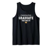 Congratulations Graduate You Did it Graduation Congrats Débardeur