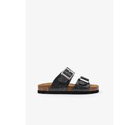 Conguitos B&W Break&Walk - Sandales pour fille Bio Orion en noir pour Fille (Glitter/Tailla 37)