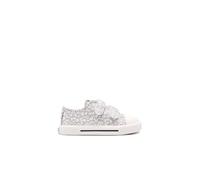 Conguitos - Baskets Basses pailletées pour bébé Fille (Argent/Taille 23) (Silver/Tailla 23)