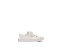 Conguitos - Baskets Basses pour Enfants avec Fermeture Auto-agrippante pour garçons et Filles (White/Tailla 31)