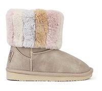 Conguitos - Bottes australiennes pour fille avec fourrure en beige pour Fille (Beige/Tailla 31)