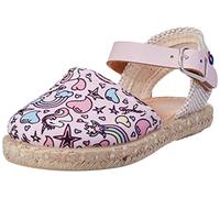 Conguitos - Espadrilles pour bébés imprimé Licorne pour garçons et Filles (Glitter/Tailla 22)