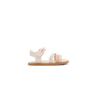 Conguitos - Sandales ouvertes pour fille respectueuses Goflex avec des détails en forme de cœurs pour fille (Beige/Taille 30) (Beige/Tailla 30)