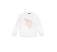 Conguitos - Sweatshirt Licorne avec Finition Dorée pour Fille (Glitter/Tailla 10A)