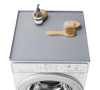 congumi Housse de machine à laver, 60 x 50 cm, en silicone, tapis de protection pour machine à laver et sèche-linge, antidérapant, robuste, pour la maison, la cuisine, la buanderie