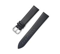 CongYi Bracelet De Montre en Cuir Ultra Fin, Souple, Uni, Étanche, 8 Mm, 10 Mm, 12 Mm, 13 Mm, 14 Mm, 15 Mm, 16 Mm, 17 Mm, 18 Mm, 19 Mm, 20 Mm, 21 Mm, 22 Mm(Dark Blue_18mm)