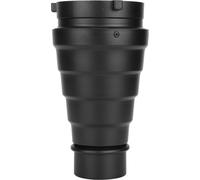 Conical Snoot, forme de grille Easy Operation Lumière de tube à rayons avec films de couleur pour le tir artistique