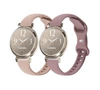 Conidido Lot de 2 bracelets de montre fins en silicone compatibles avec Garmin Lily 2/Lily 2 Classic/Active Smart Watch, bracelet en caoutchouc souple de 14 mm à dégagement rapide, accessoire Lily 2