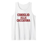 Coniglio Alla Cacciatora | Concept Typographique Patrimonial Débardeur