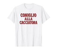 Coniglio Alla Cacciatora | Concept Typographique Patrimonial T-Shirt