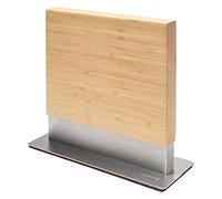 Coninx Bloc à Couteaux Aimanté, Blocs Porte Couteau Magnétique Double Face, Support Présentoir Aimant Puissant, Accessoires Rangement Ustensiles Cuisine, Blocs Pieds antidérapants, Bambou