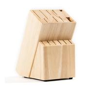 Coninx Bloc Couteaux En Bois Hévéa Sans Couteaux Pour 15 Couteaux