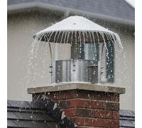 Coniques Chapeau de Cheminée Chapeau de Ventilation en Acier Inoxydable, Cache-trou de Poêle, 75/100/150/250/315mm Hotte d'aération de Toit pour Poele, Tuyau, Tuyaux de Poêle(100mm)