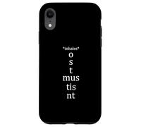 Conjugaison Active - Professeur Latin Langue Latine Coque pour iPhone XR