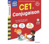 Conjugaison CE1 - Cahier Jour Soir: Conçu et recommandé par les enseignants