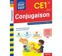 Conjugaison CE1 - Cahier Jour Soir: Conçu et recommandé par les enseignants
