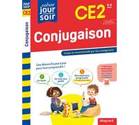 Conjugaison CE2 - Cahier Jour Soir: Conçu et recommandé par les enseignants