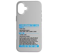 Conjugaison drôle d'apprendre l'allemand Ils Ont Dit verbe Coque pour iPhone 16 Plus