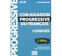 Conjugaison progressive du français - Niveau intermédiaire (A2/B1) - Corrigés