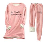 Conjunto Deportivo Mujer - Ensemble Femme Tenu Élégant Pull Manches Longues Confortable Pantalon Large Moderne Professionnel Bureau Sortie