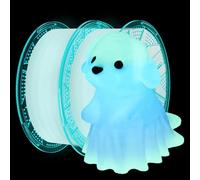 Conjure lot filament PLA phosphorescent 1,75 mm pour imprimante 3d, blanc à la lumière du jour, brille dans le noir, 2 kg (2×1 kg)