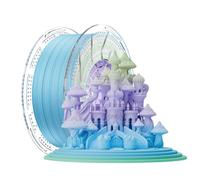 Conjure Matte PLA Arc-en-Ciel Filament 2 1 kg pour Imprimante 3D | Filament Dégradé avec Aspect Mat, Arc-en-Ciel Nr. 2, 1,75 mm, 1 kg, Ideal pour Impressions Décoratives