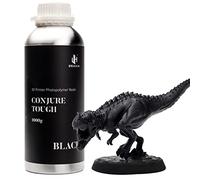 Conjure Résine robuste pour imprimante 3D haute résistance aux chocs comme les matériaux ABS, Near-Expiry Resin - Limited Stock,application pour Impression 3D LCD (Noir, 1000g)