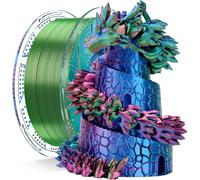 Conjure Silk PLA Filament pour imprimante 3D, 1.75 mm filament trois couleurs, 1KG/2.2lb Hot Pink Blue and Green silk 3D printing filament (C-Silk PLA-Hot Pink Blue Green-1kg)