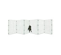 Conka Pets - Clôture extérieure pour chien - Barrière de jardin en fil de fer bas pour chiens et animaux de compagnie - 60 cm de haut - 5 cm x 5 cm maille empêche les chiens de sauter - Portable et