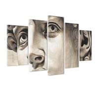 ConKrea Tableau sur toile - encadré - Prêt à accrocher - Michel-Ange - David - Florence Musée UFFIZZI - 170 x 86 cm (cod.121)