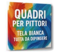 ConKrea - Toile pour peintres encadrée 70 x 140 cm - Coton 70 % de 370 g sur cadre en bois, parfaite pour les techniques picturales et artistiques