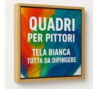 ConKrea - Toile pour peinture avec cadre en chêne 60 x 130 cm - Coton 70 % 370 g sur cadre en bois avec cadre, idéal pour acrylique, huile et techniques mixtes